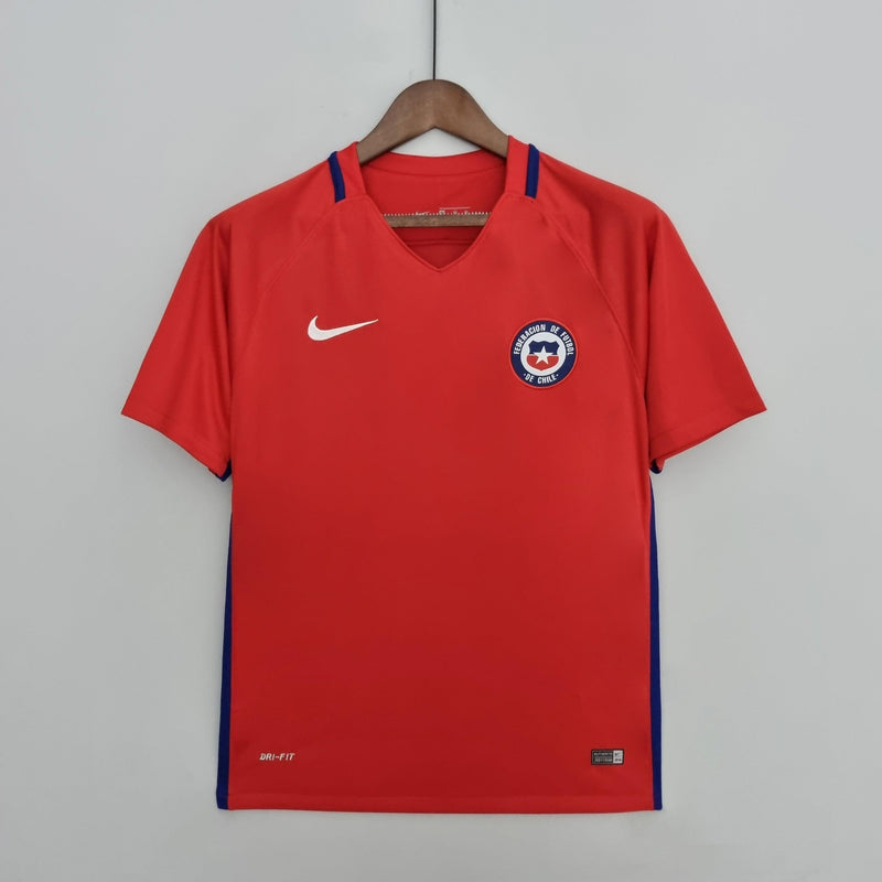 Camisa Retrô Seleção Chile 2016/17 Home