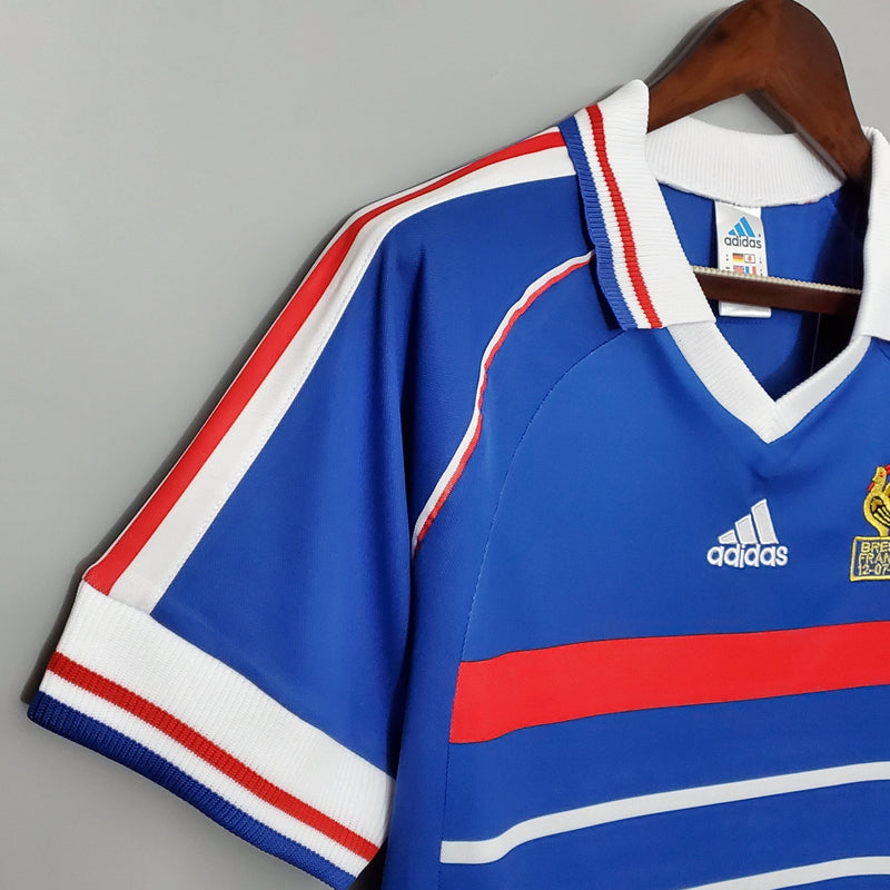 Camisa Retrô Seleção França 1998/98 Home