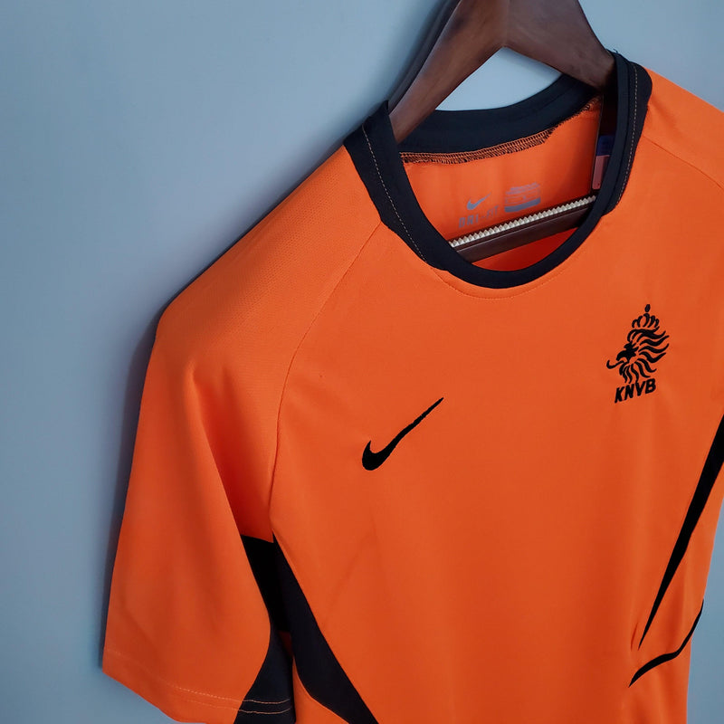 Camisa Retrô Seleção Holanda 2002/02 Home