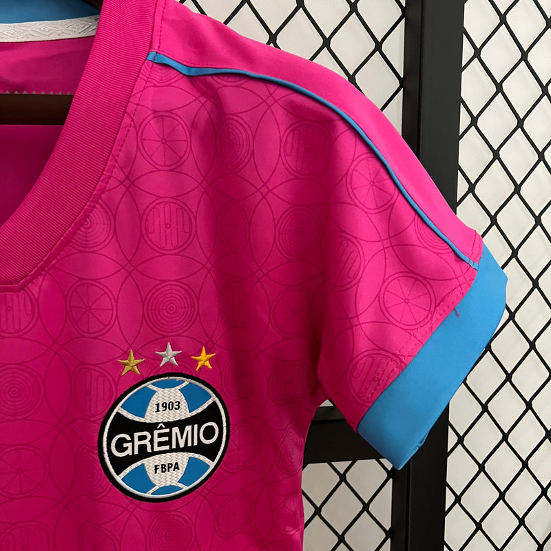 Camisa Grêmio 2023/24 rosa feminina