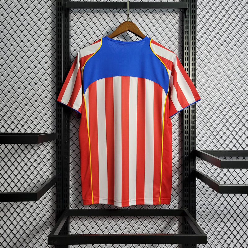 Camisa Atlético de Madrid Home (1) 2004/05 Nike Retrô Masculina