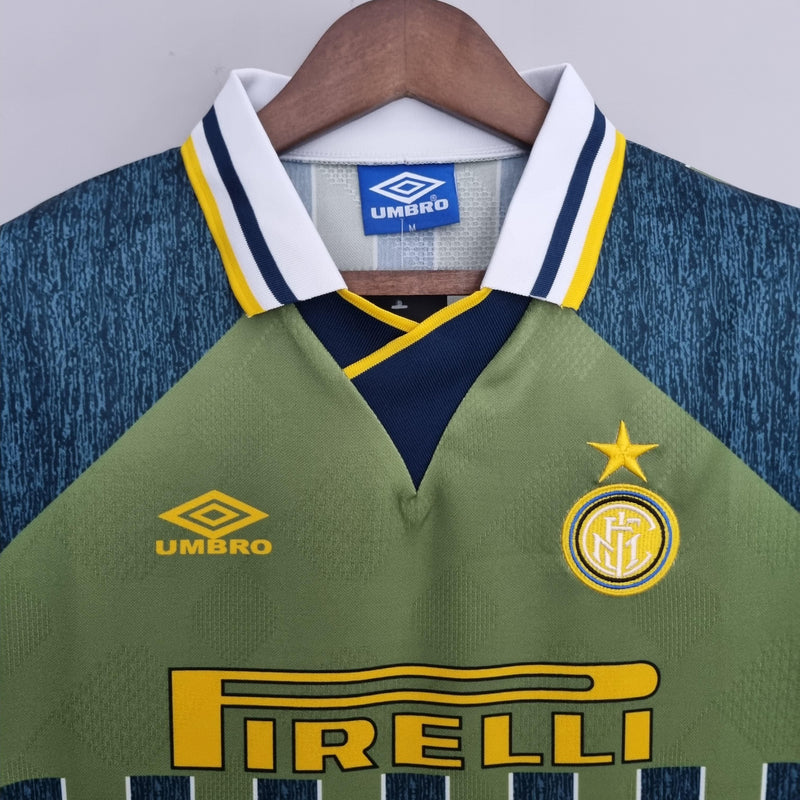 Camisa Inter de Milão Away (2) 1995/96 Umbro Retrô Masculina