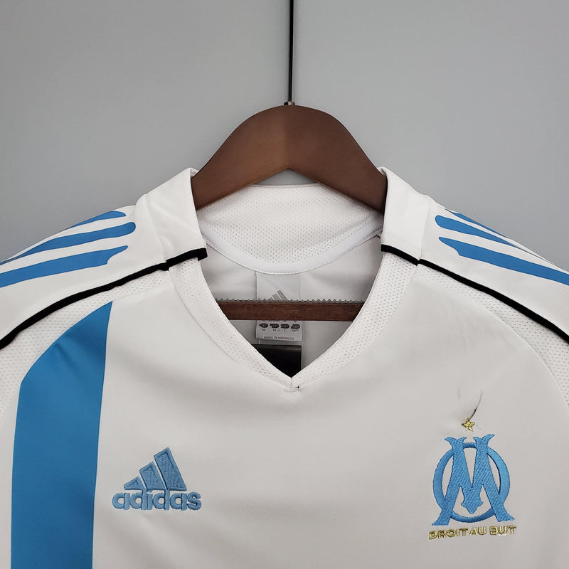 Camisa Olympique de Marseille Home (1) 2005/06 Adidas Retrô Masculina