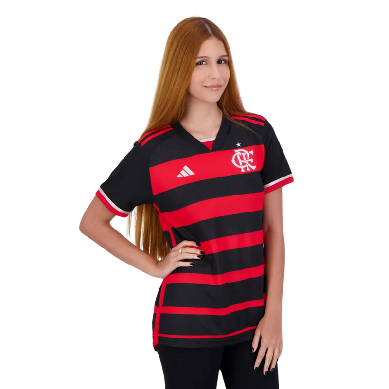 Camisa Flamengo Feminina Adidas 2024/25 Home