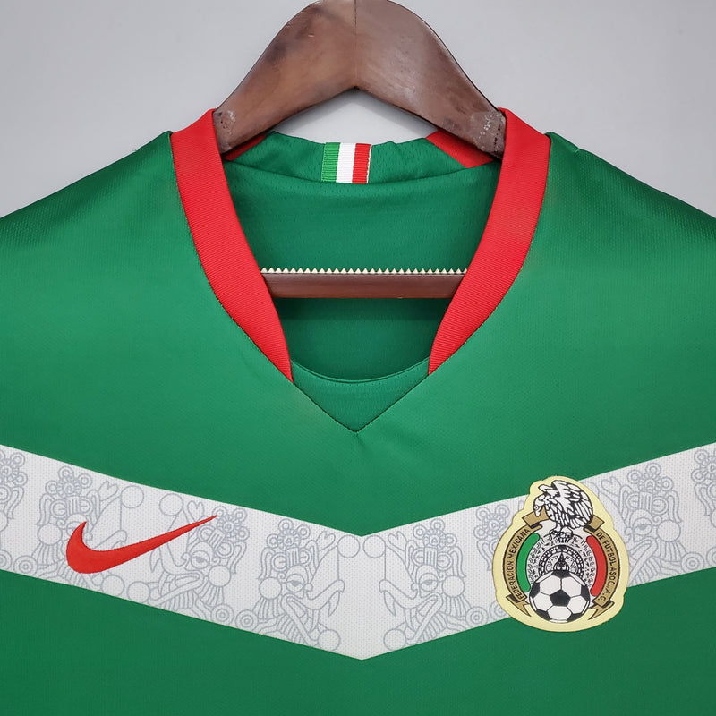 Camisa México Home (1) 2006 Nike Retrô Masculina