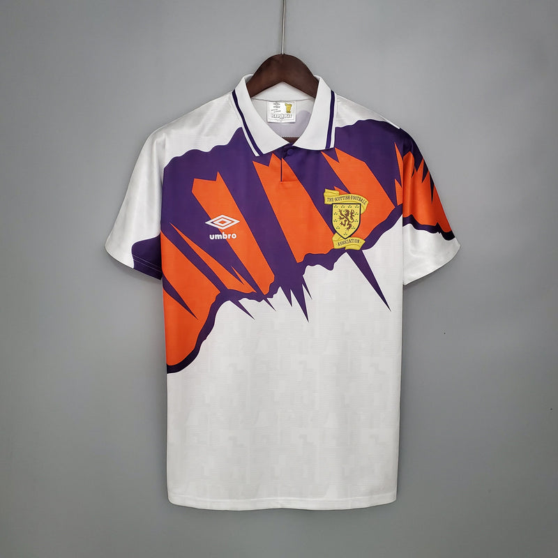 Camisa Escócia Away (2) 1991 Umbro Retrô Masculina