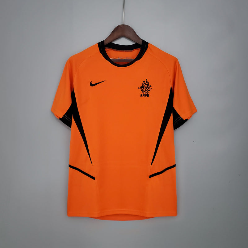 Camisa Holanda Home (1) 2002 Nike Retrô Masculina