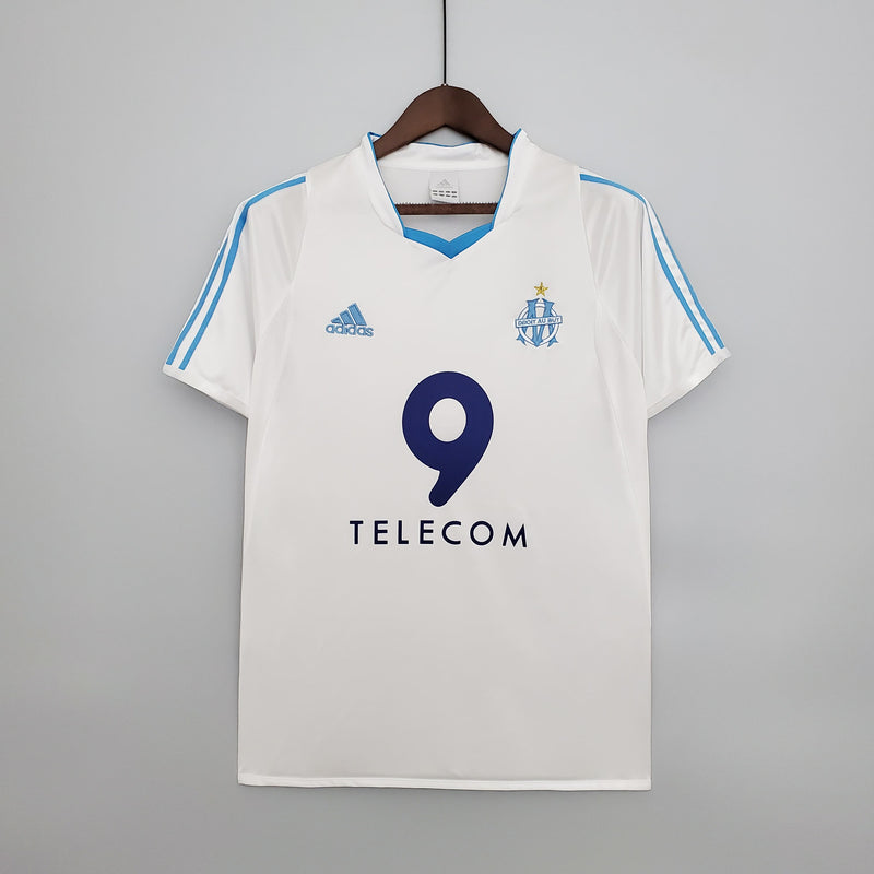 Camisa Olympique de Marseille Home (1) 2002/03 Adidas Retrô Masculina