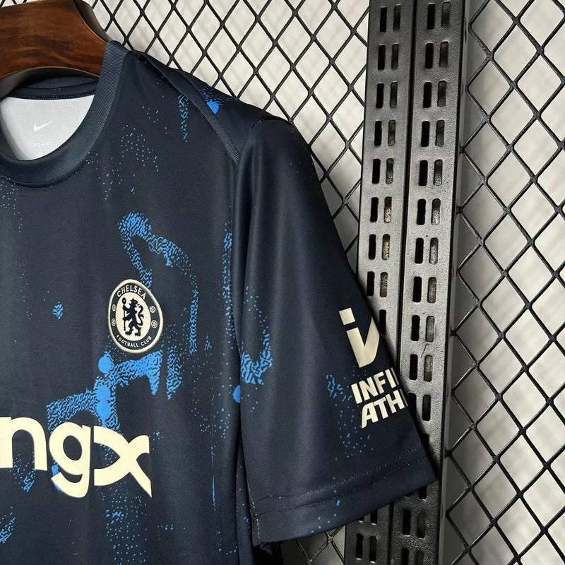 Camisa Chelsea Pré Jogo 24/25 - Azul