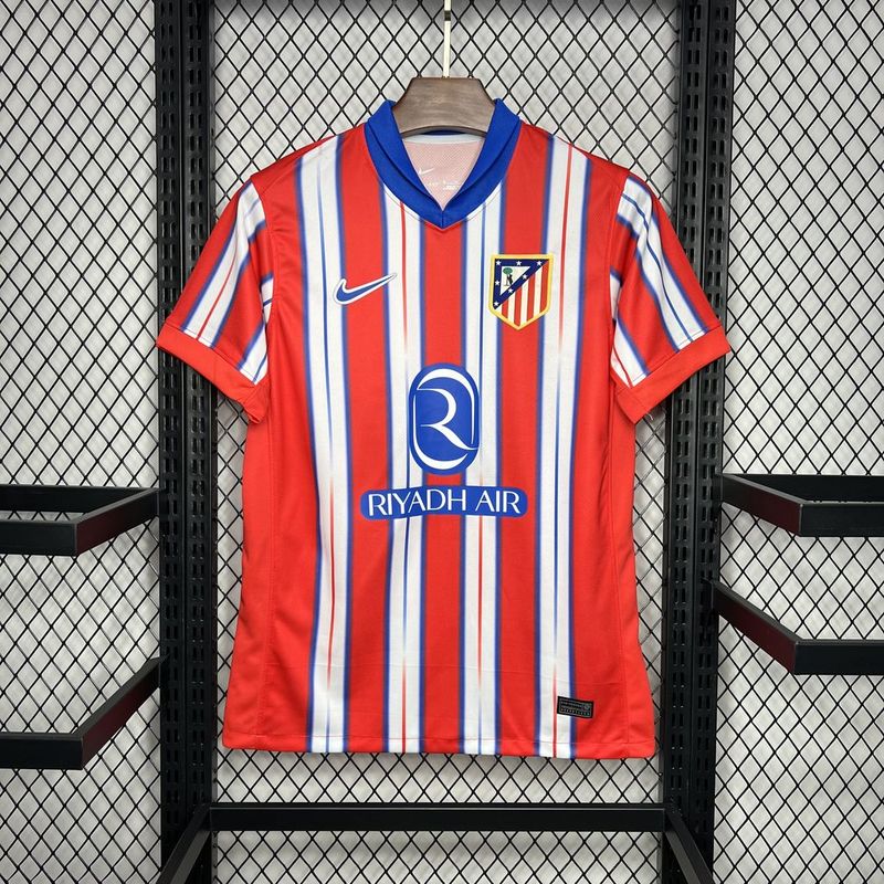 Camisa Atletico Madrid I 24/25 - Vermelho e Branco