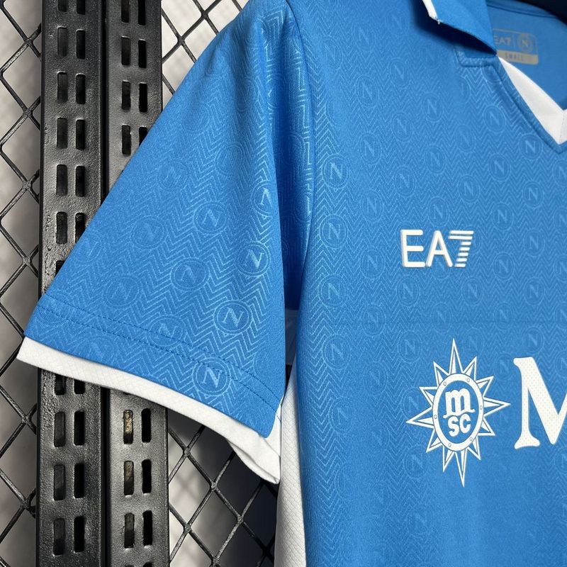 Camisa Napoli I 24/25 - Azul