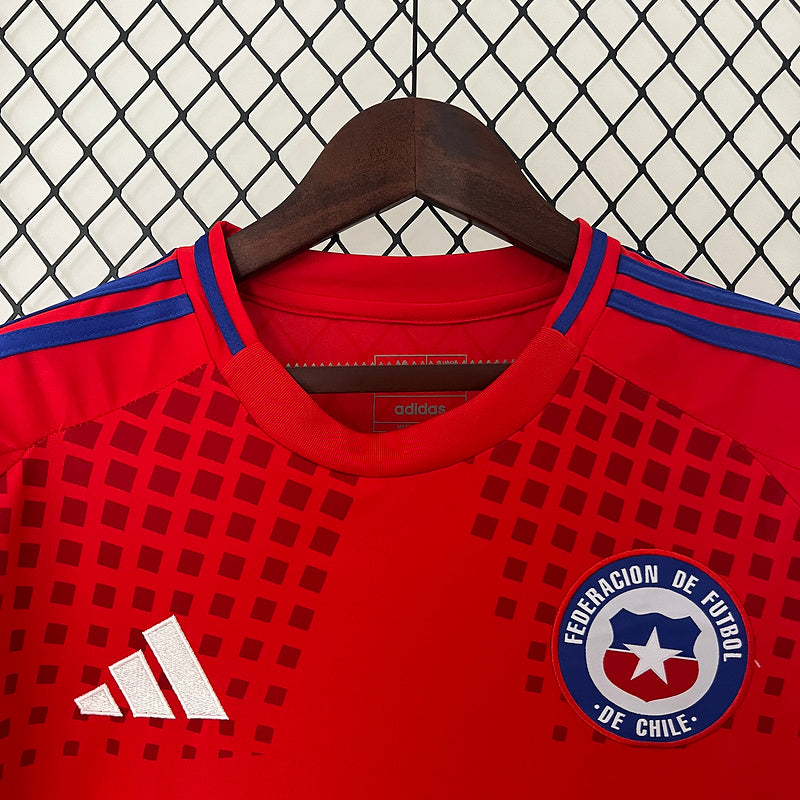 Camisa Chile 24/25 Home I - Vermelho