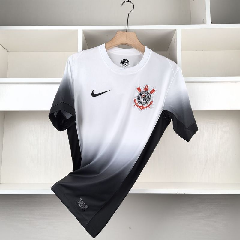 Camisa do Corinthians I 24/25 - Preto e Branco