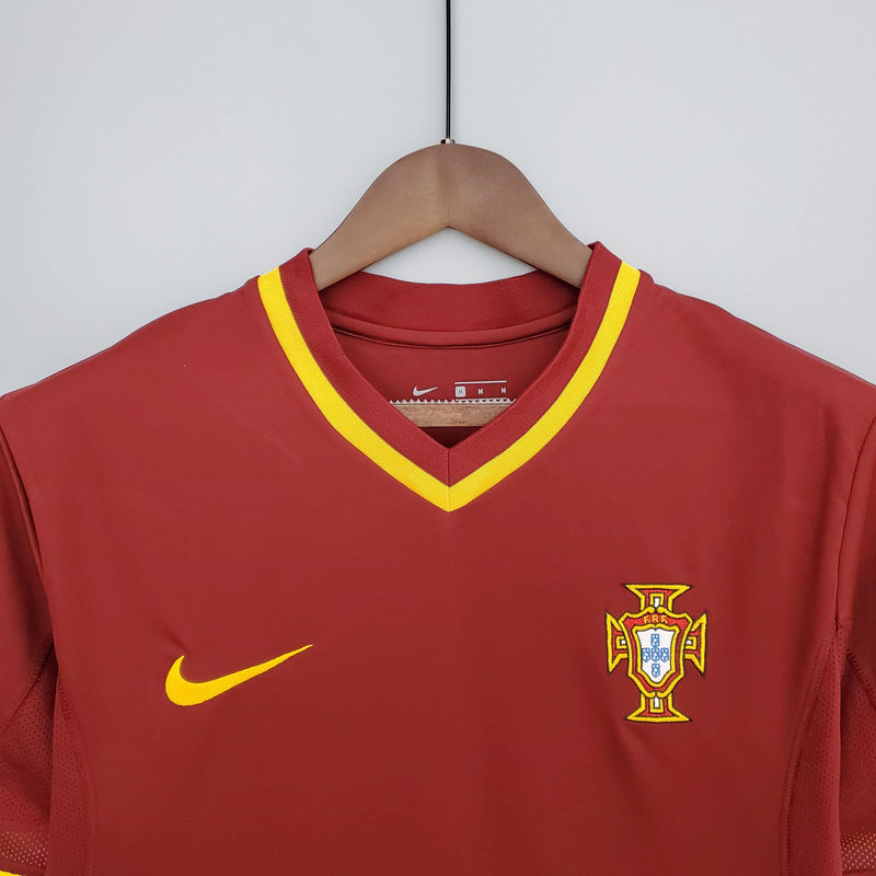 Camisa Portugal Home (1) 2000 Nike Retrô Masculina