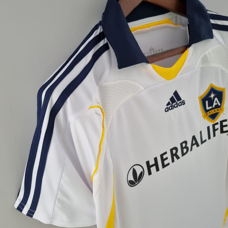 Camisa Los Angeles Galaxy Home (1) 2007 Adidas Retrô Masculina