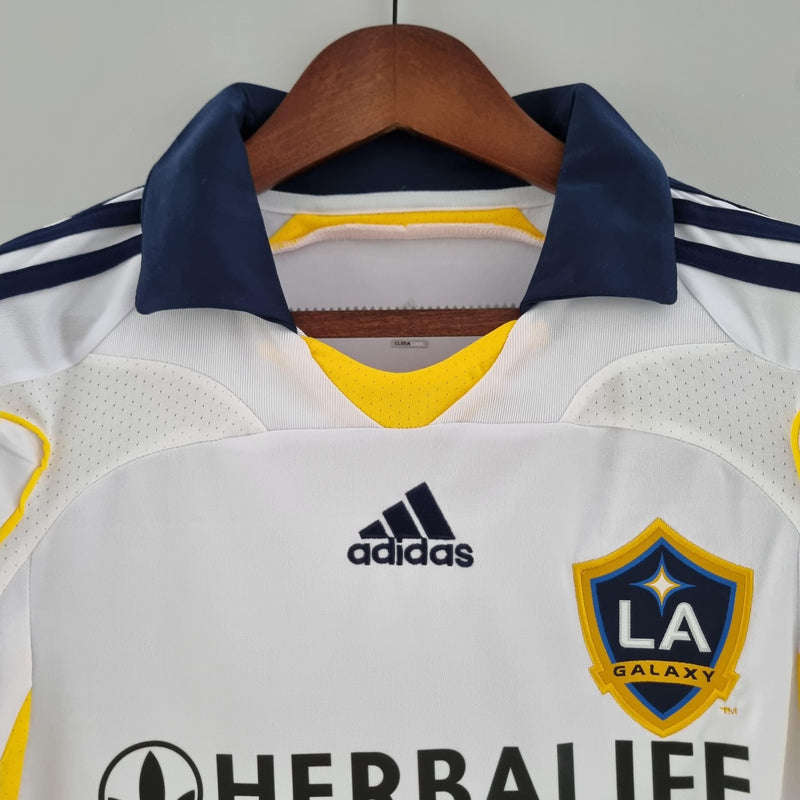 Camisa Los Angeles Galaxy Home (1) 2007 Adidas Retrô Masculina