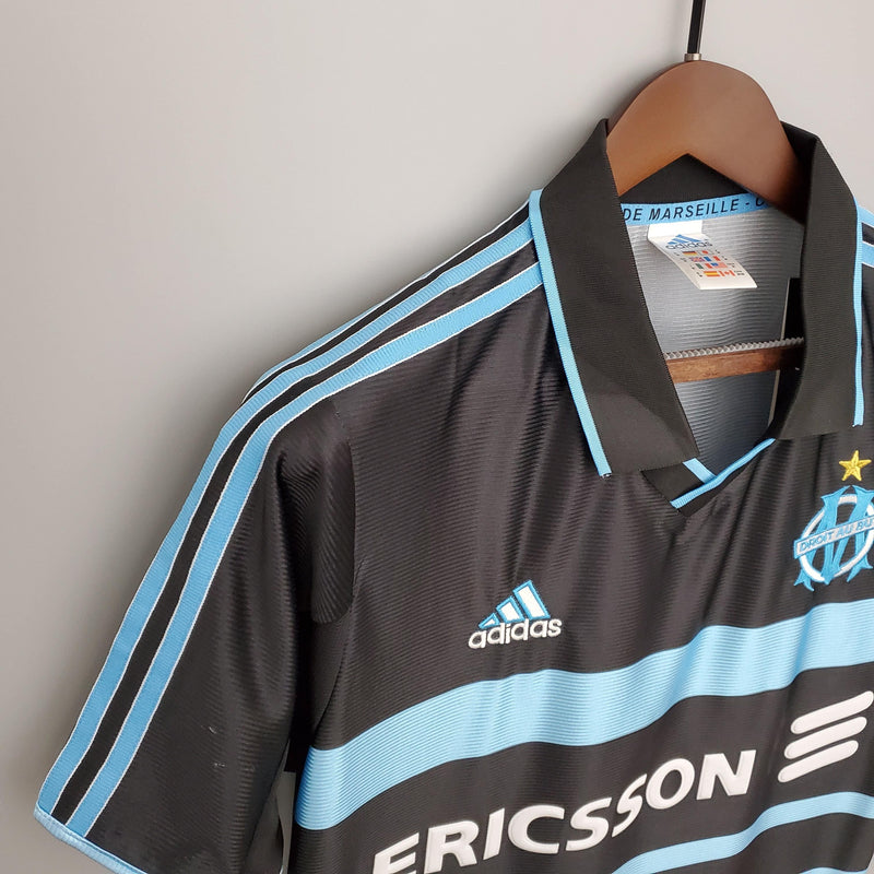 Camisa Olympique de Marseille Third (3) 1999/00 Adidas Retrô Masculina