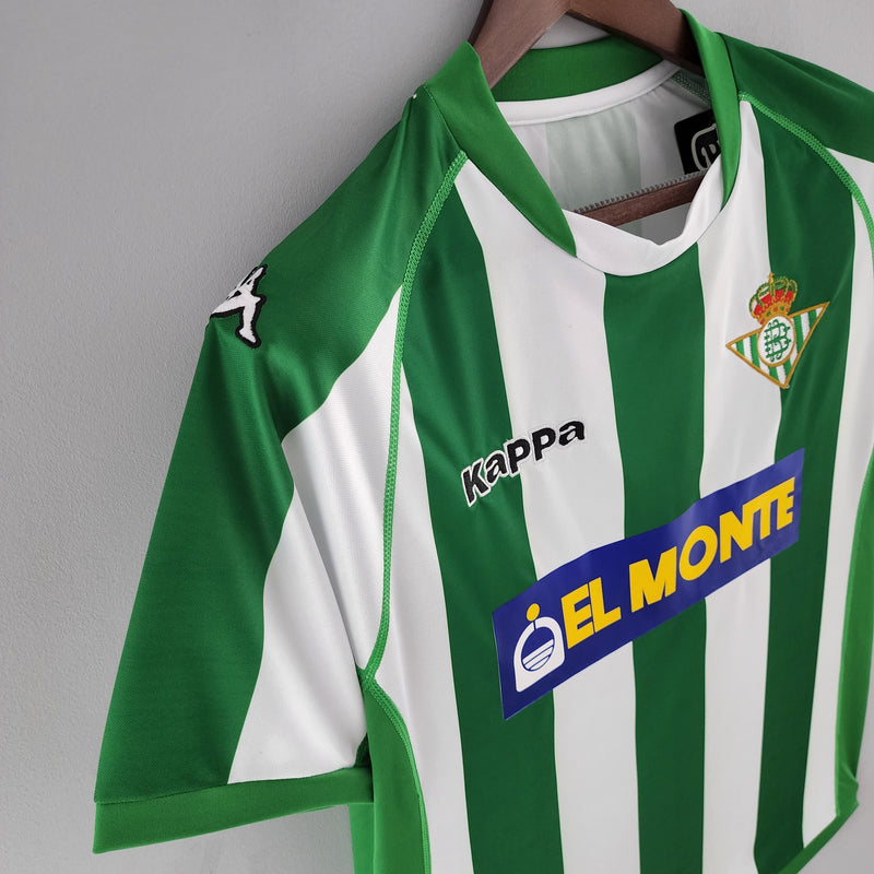 Camisa Real Betis Home (1) 2001/02 Kappa Retrô Masculina