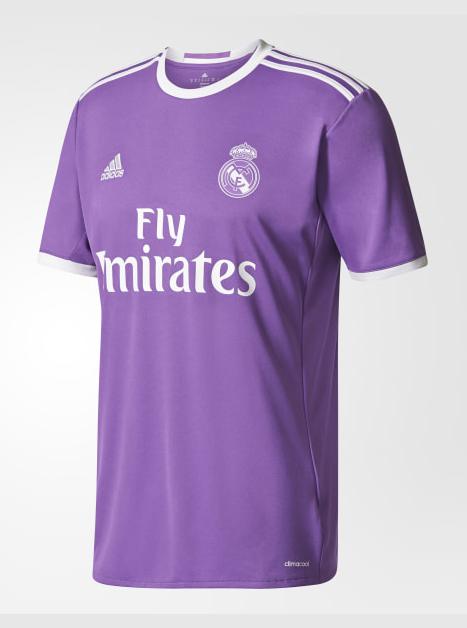 Camisa Retrô Real Madrid Away 16/17 Adidas Torcedor Masculina